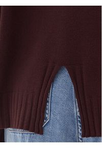 Kontatto Sweter 3M0808C Bordowy Relaxed Fit. Kolor: czerwony. Materiał: syntetyk