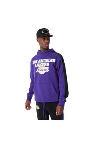 Bluza męska New Era NBA Large Graphic OS Hoody Los Angeles Lakers. Kolor: fioletowy