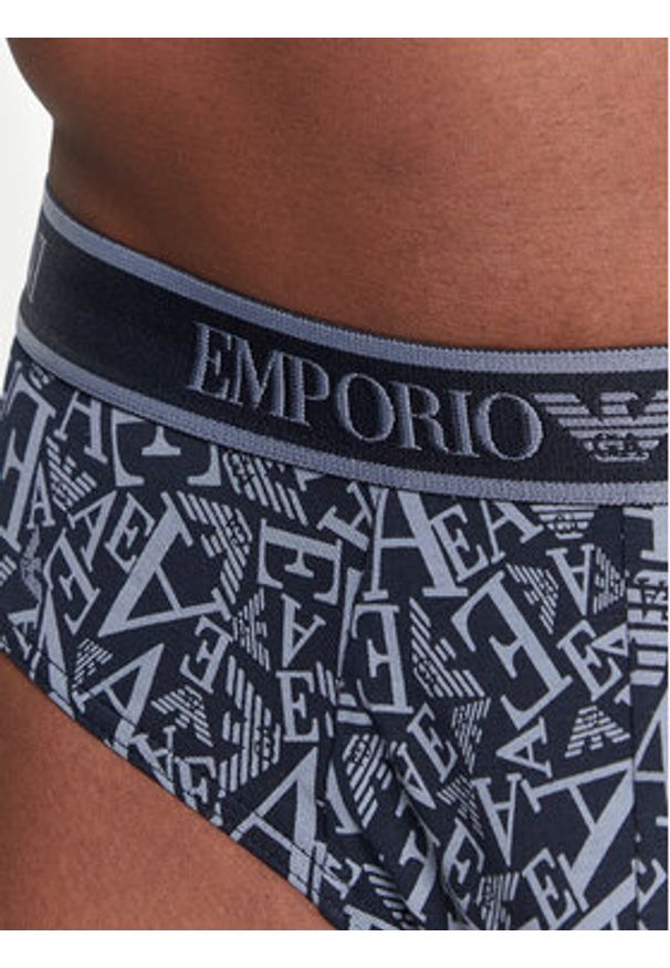 Emporio Armani Underwear Komplet slipów EM000369 AF10779 MB089 Granatowy. Kolor: niebieski. Materiał: bawełna
