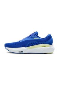 Buty do biegania męskie Brooks Adrenaline Gts 24. Kolor: niebieski. Materiał: materiał, syntetyk. Szerokość cholewki: normalna