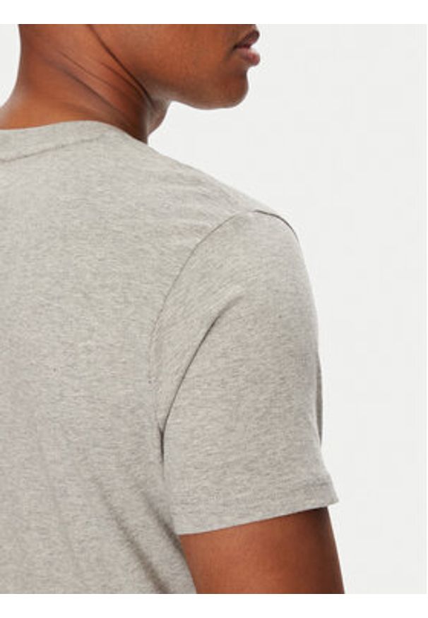 TOMMY HILFIGER - Tommy Hilfiger T-Shirt UM0UM03525 Szary Regular Fit. Kolor: szary. Materiał: bawełna