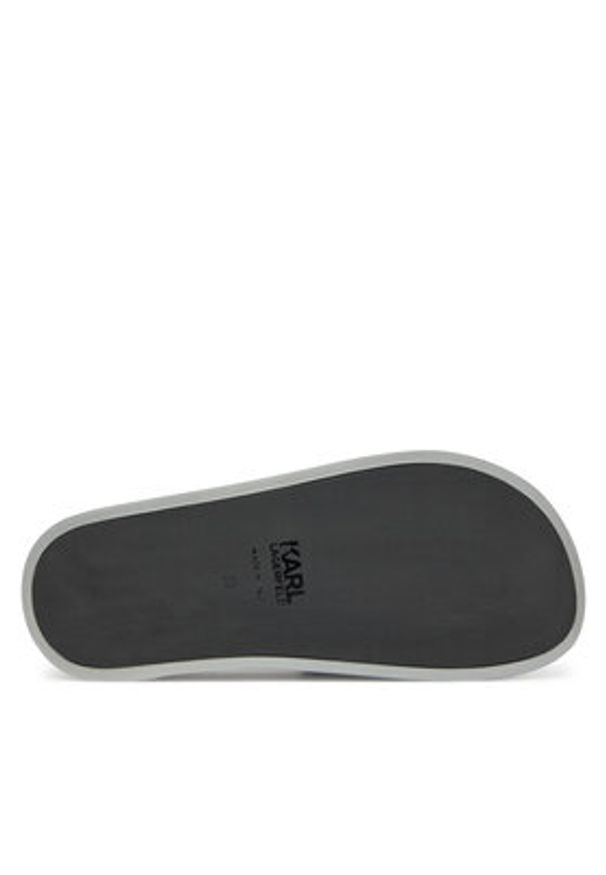 Karl Lagerfeld - KARL LAGERFELD Klapki Kondominium KL88819 Srebrny. Kolor: srebrny