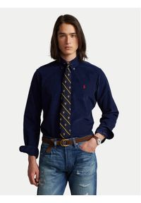 Polo Ralph Lauren Koszula 710818761011 Granatowy Slim Fit. Typ kołnierza: polo. Kolor: niebieski. Materiał: bawełna #1