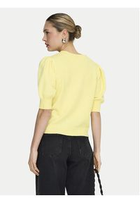 only - ONLY Sweter Rica 15318551 Żółty Regular Fit. Kolor: żółty. Materiał: syntetyk #5