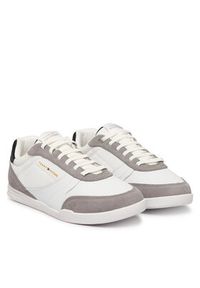 TOMMY HILFIGER - Tommy Hilfiger Sneakersy Lopro Lth Mix Rwb FM0FM05826 Biały. Kolor: biały. Materiał: skóra #5
