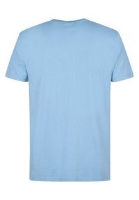Petrol Industries T-Shirt M-ROS-TSR002 Błękitny Regular Fit. Kolor: niebieski. Materiał: bawełna
