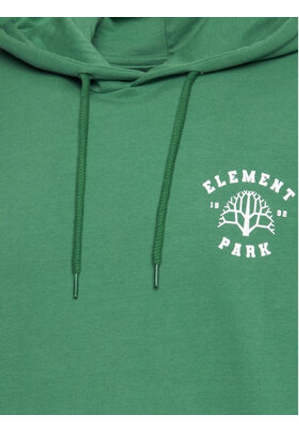 Element Bluza ELYSF00128 Zielony Regular Fit. Kolor: zielony. Materiał: bawełna