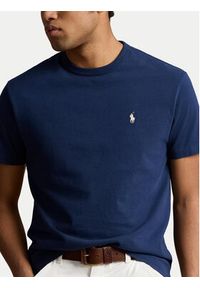 Polo Ralph Lauren T-Shirt 710916698018 Granatowy Regular Fit. Typ kołnierza: polo. Kolor: niebieski. Materiał: bawełna #4