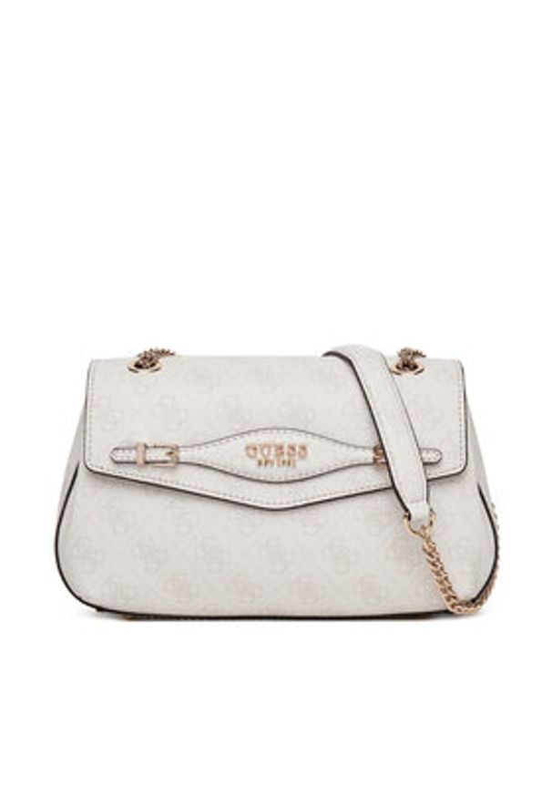 Guess Torebka Katya HWSG96 52210 Écru. Kolor: kremowy. Materiał: skórzane