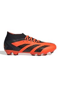 Adidas - Buty piłkarskie adidas Predator Accuracy.2 Mg M GW4629 pomarańczowe. Zapięcie: sznurówki. Kolor: pomarańczowy. Materiał: syntetyk, materiał. Sport: piłka nożna