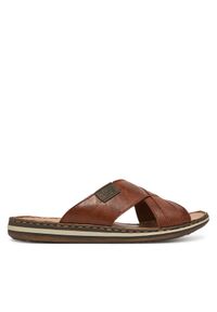 Rieker Klapki CEO-21082-24 Brązowy. Kolor: brązowy. Materiał: skóra #1