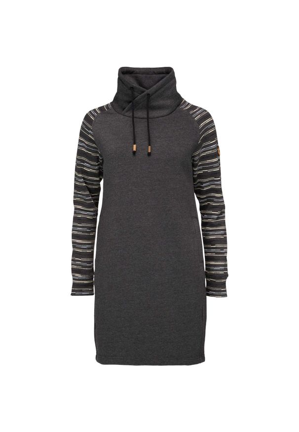 ZEAGLE - Sukienka/ bluza Loap Ebnera damska – ciemnoszara, M. Kolor: szary. Typ sukienki: sportowe. Styl: elegancki, sportowy