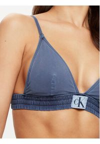 Calvin Klein Swimwear Góra od bikini KW0KW01974 Niebieski. Kolor: niebieski. Materiał: syntetyk