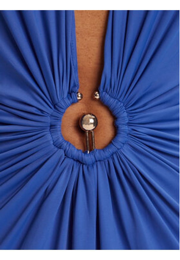 BARDOT - Bardot Sukienka koktajlowa Alma Plunging 59914DB Niebieski Regular Fit. Kolor: niebieski. Materiał: syntetyk. Styl: wizytowy