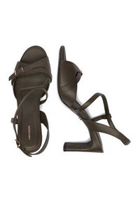 Gino Rossi - GINO ROSSI Sandały EO-GL15-986-1 Zielony. Kolor: zielony. Materiał: skóra #8