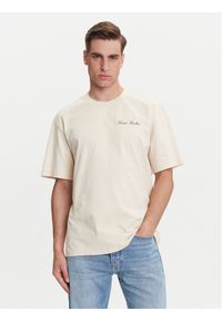Karl Kani T-Shirt PD00005333 Beżowy Relaxed Fit. Kolor: beżowy. Materiał: bawełna