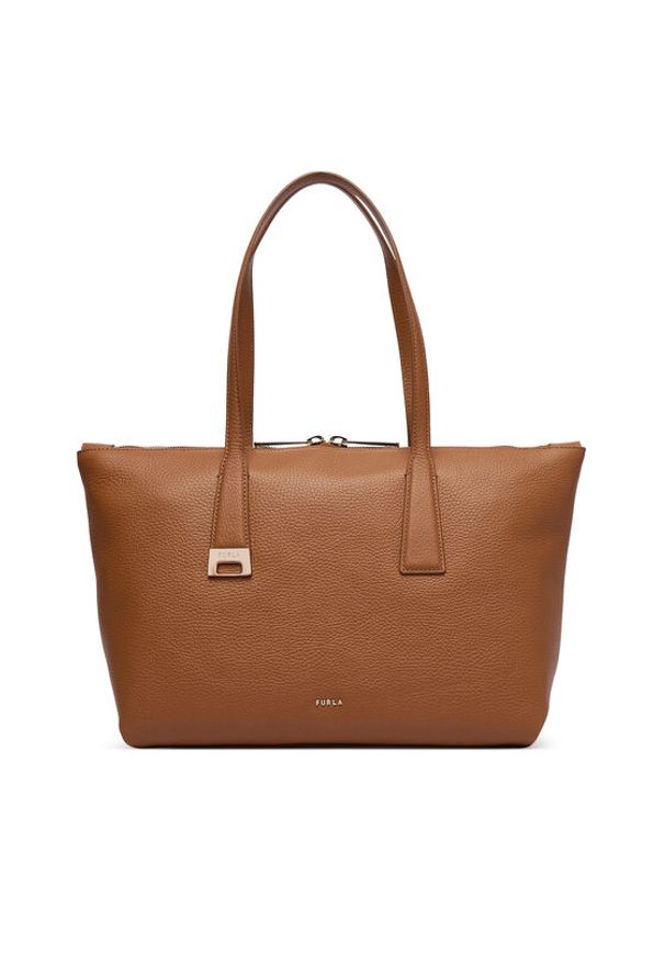 Furla Torebka Olivia M Tote WB01977 HSF000 CN 4557S Brązowy. Kolor: brązowy