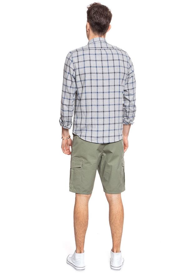 Lee - SPODENKI LEE FATIGUE SHORT LICHEN GREEN L73BCJ82 112120334. Materiał: materiał