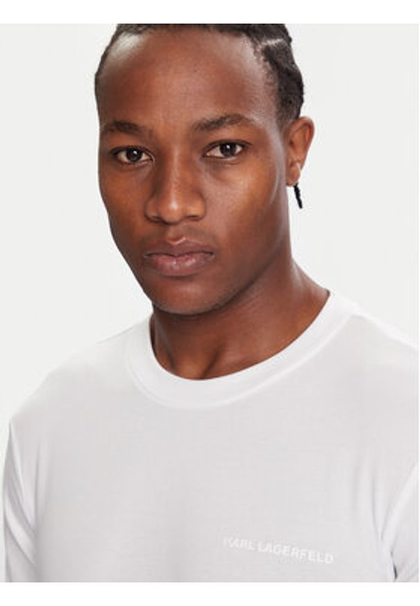 Karl Lagerfeld - KARL LAGERFELD Komplet 2 t-shirtów A4M47003 Czarny Regular Fit. Kolor: czarny
