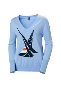 Bluza damska Helly Hansen Salt Summer. Kolor: niebieski. Materiał: bawełna. Sezon: lato