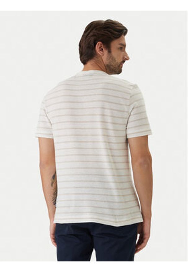 BOSS T-Shirt H-Taut 235 50559166 Écru Regular Fit. Materiał: bawełna