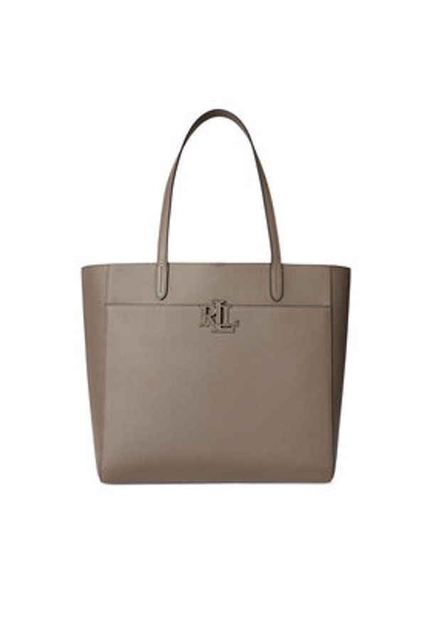 Lauren Ralph Lauren - LAUREN RALPH LAUREN Torebka Large Cameryn 431960183009 Brązowy. Kolor: brązowy. Materiał: skórzane