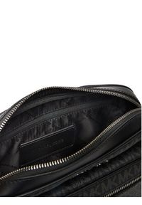 MICHAEL Michael Kors Saszetka nerka Hudson 33H0LHDY1B Czarny. Kolor: czarny. Materiał: skóra
