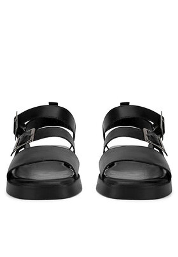 Sergio Bardi Sandały WI16-D1081-01SB Czarny. Kolor: czarny. Materiał: skóra