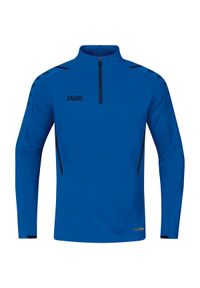 Bluza dresowa zapinana na zamek błyskawiczny Jako Challenge. Kolor: niebieski. Materiał: dresówka