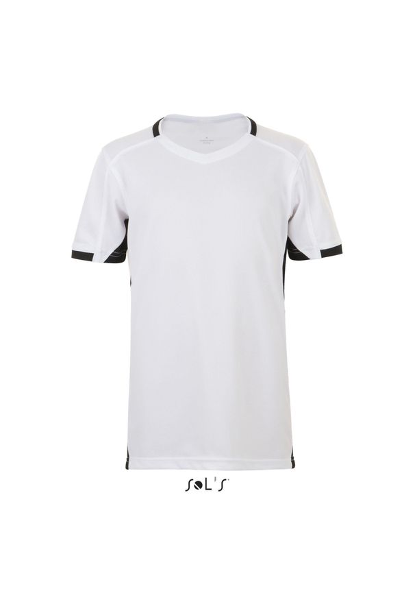 SOL'S - Koszulka dziecięca Sol's Classico. Kolor: wielokolorowy, biały, czarny. Sport: piłka nożna