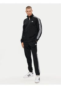 Adidas - adidas Dres Basic 3-Stripes IC6747 Czarny Regular Fit. Kolor: czarny. Materiał: syntetyk