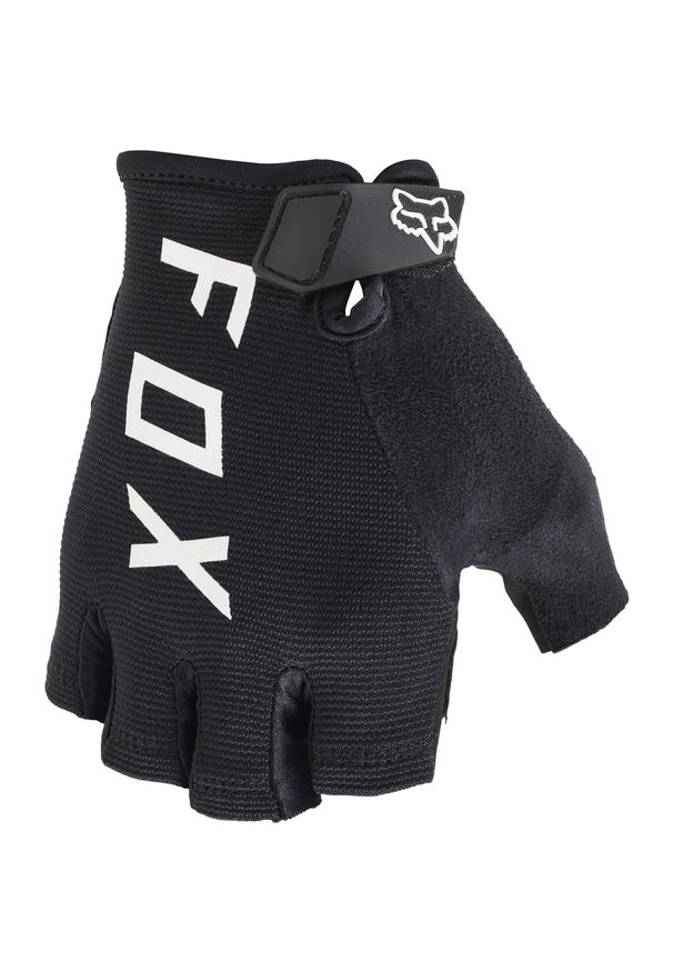 Fox Racing - Rękawiczki rowerowe dla dorosłych FOX Ranger Gel Short. Kolor: czarny. Materiał: poliester, poliamid, elastan