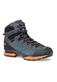 Buty trekkingowe Hanwag Makra Trek GTX. Kolor: niebieski, wielokolorowy, pomarańczowy. Sport: turystyka piesza #1
