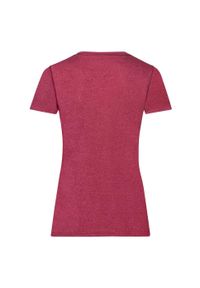 FRUIT OF THE LOOM - Koszulka Damska Valueweight. Kolor: czerwony