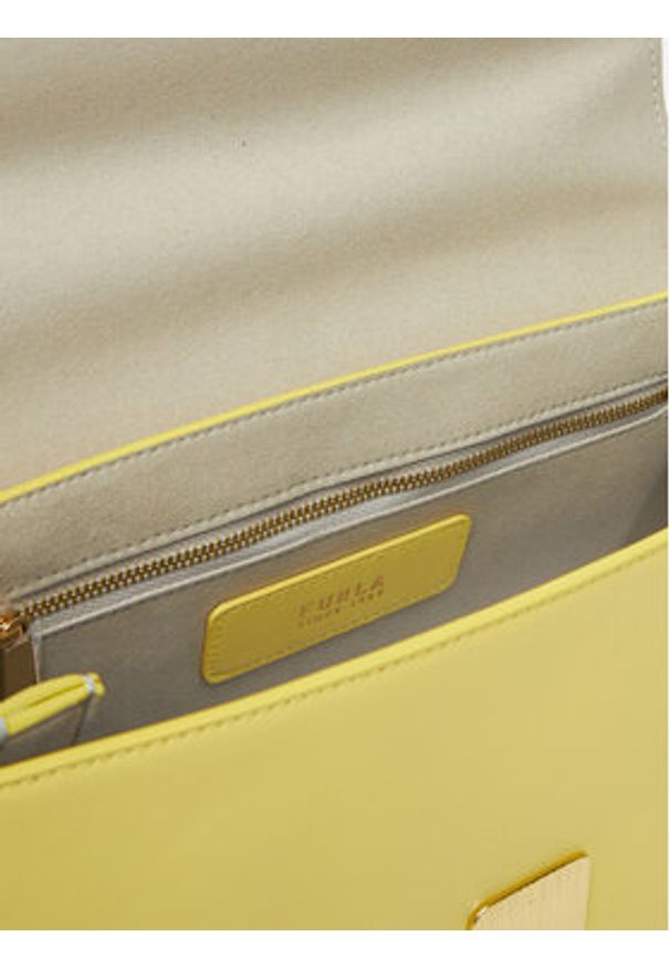 Furla Torebka WB01448 BX3227 3684S Żółty. Kolor: żółty. Materiał: skórzane