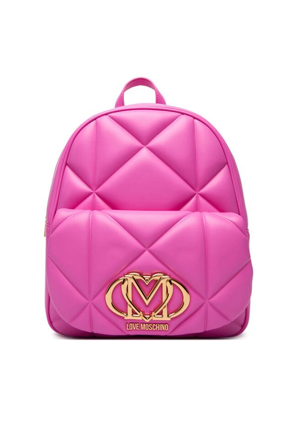Love Moschino - Plecak LOVE MOSCHINO. Kolor: różowy