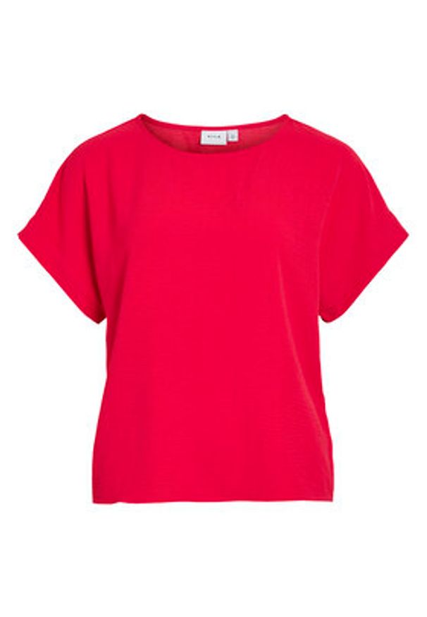 Vila T-Shirt Josa 14101663 Różowy Regular Fit. Kolor: różowy. Materiał: syntetyk