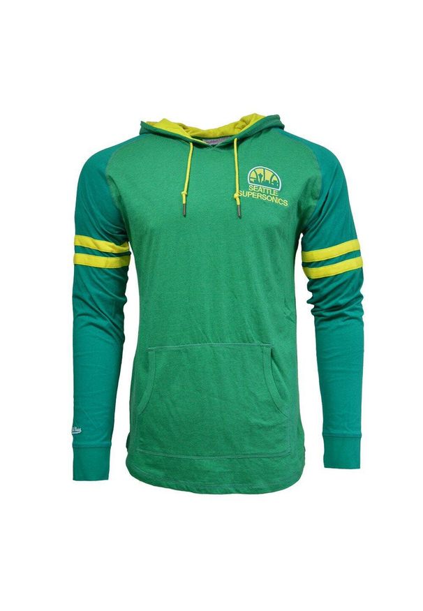 Mitchell & Ness - Hoodie Seattle Supersonics lightweight 2.0. Typ kołnierza: kaptur. Kolor: zielony. Sport: koszykówka