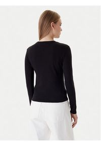 Tommy Jeans Bluzka Essential DW0DW21844 Czarny Regular Fit. Kolor: czarny. Materiał: bawełna #2