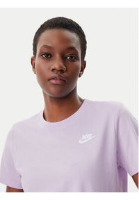 Nike T-Shirt DX7902 Fioletowy Regular Fit. Kolor: fioletowy. Materiał: bawełna #5