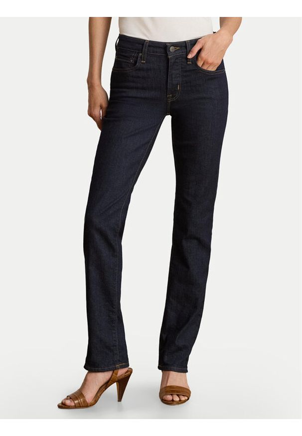 Lauren Ralph Lauren - LAUREN RALPH LAUREN Jeansy 200B27742001 Granatowy Slim Fit. Kolor: niebieski