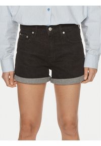 Calvin Klein Jeans Szorty jeansowe J20J222808 Czarny Regular Fit. Kolor: czarny. Materiał: bawełna