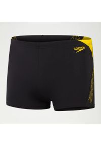 Kąpielówki męskie spodenki kąpielowe Speedo HyperBoom Splice. Kolor: czarny, wielokolorowy, żółty
