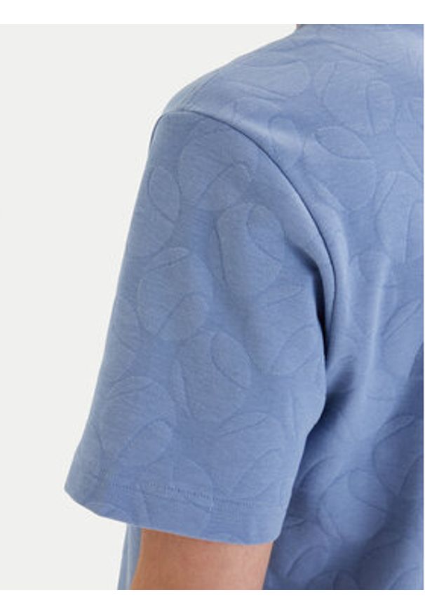 BOSS T-Shirt Member 50558867 Błękitny Relaxed Fit. Kolor: niebieski. Materiał: bawełna