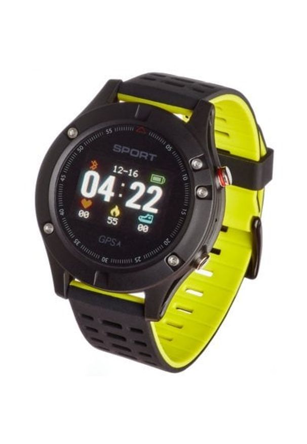 Smartwatch GARETT Sport 25 GPS Czarno-zielony. Rodzaj zegarka: smartwatch. Kolor: czarny, wielokolorowy, zielony. Styl: sportowy