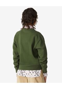 Kenzo - KENZO - Zielona bluza z kolorowym logo. Kolor: zielony. Materiał: jeans, bawełna. Długość rękawa: długi rękaw. Długość: długie. Wzór: kolorowy. Sezon: wiosna. Styl: klasyczny #6