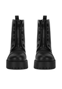 DeeZee Botki HY13123-18A Czarny. Kolor: czarny. Materiał: skóra #4