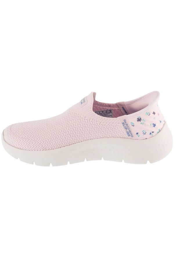 skechers - Buty sportowe Sneakersy damskie, Slip-Ins: GO WALK Flex - Sunset Rose. Kolor: różowy. Sport: turystyka piesza