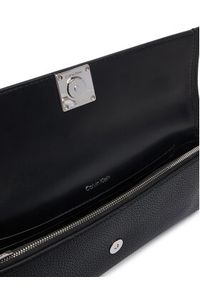 Calvin Klein Torebka Emblem Hw Pebble Clutch LV04F3740G Czarny. Kolor: czarny. Materiał: skórzane #2