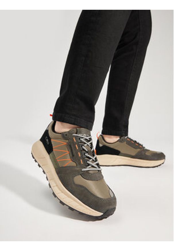 CMP Sneakersy Tykal Lifestyle 3Q89437 Brązowy. Kolor: brązowy. Materiał: materiał